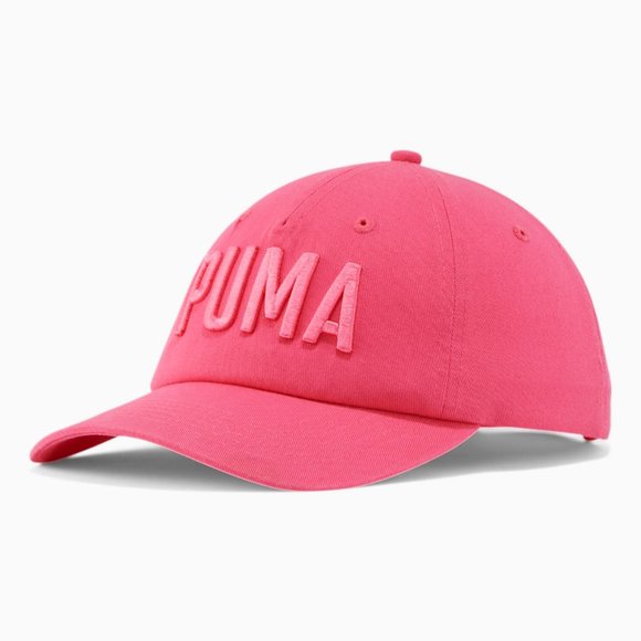 PUMA Hat Relaxed Fit Classic Dad Cap #1 Relaxed Fit Adjustable Hat Cap Pink - Picture 1 of 2